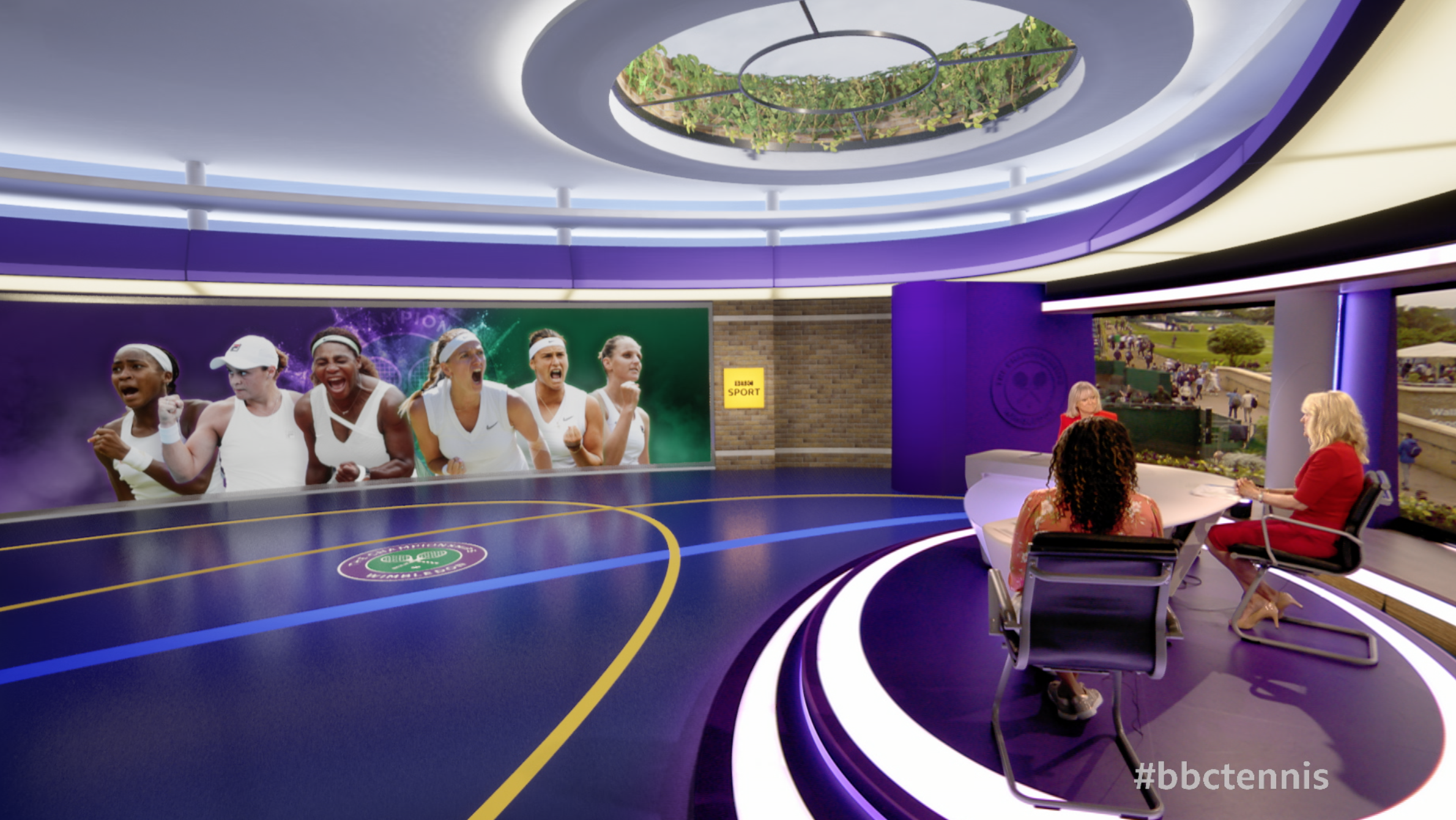 MOOV serve up a Virtual Studio at Wimbledon